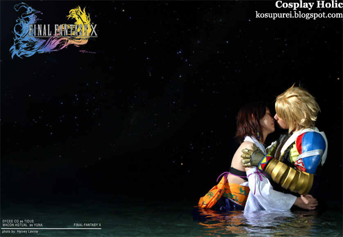 final fantasy x cosplay - yuna and tidus 2 by macon agtual and dycee co